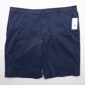 US Polo Assn Activate Stretch Shorts Mens Size 40 Navy Blue Activate Stretch